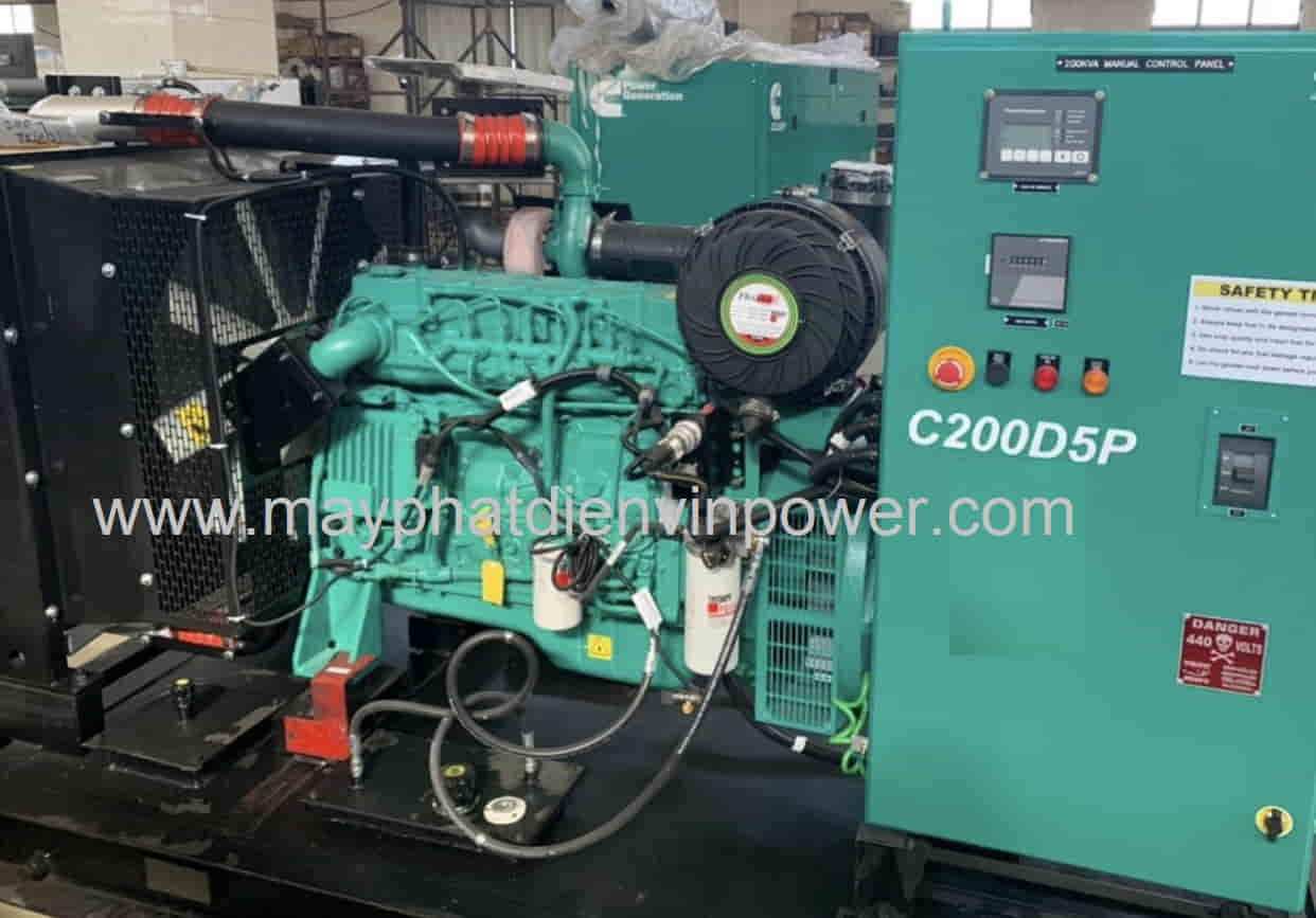 Cummins An Do C180d5p C200d5p C225d5p 180kva 200kva 225kva 250kva Open