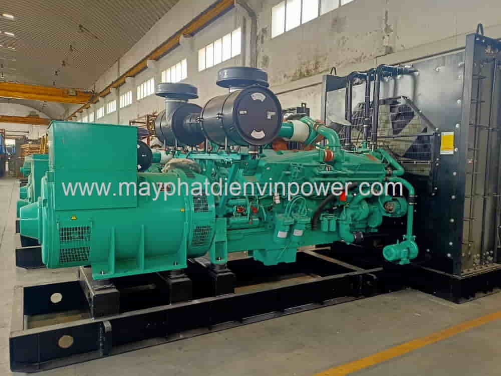 May Phat Dien Cummins C1250d5p C1500d5p 1250kva 1500kvakva 1375kva 1650kva An Do India Open