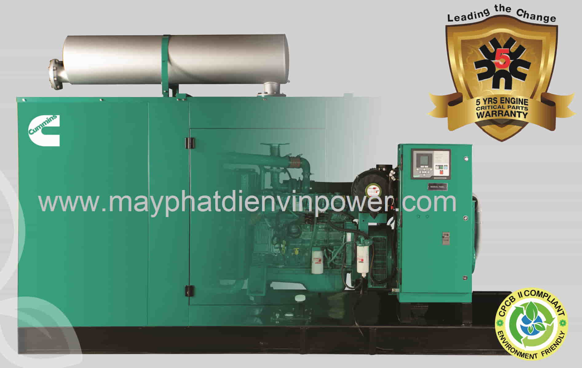 May Phat Dien Cummins C180d5p C200d5p C225d5p 180kva 200kva 225kva 250kva An Do