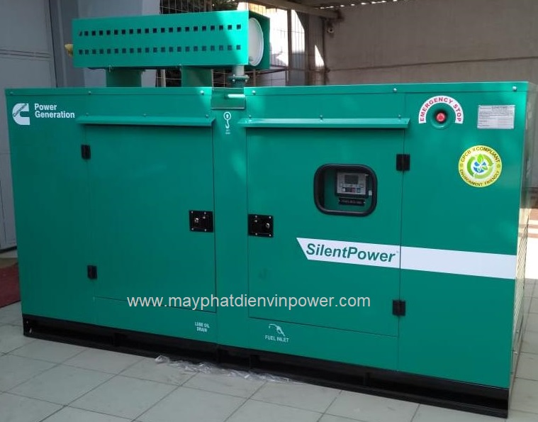 May Phat Dien Cummins C50d5p C62.5d5p 50kva 62.5kva An Do Chinh Hang Canopy