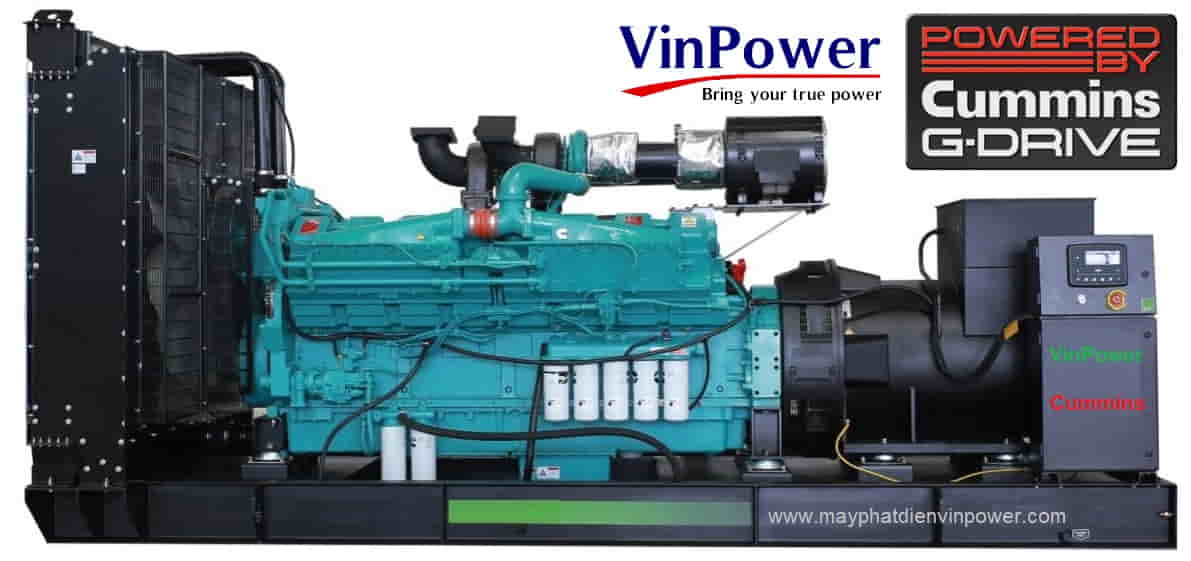May Phat Dien Cummins 1250kva 1375kva Ccec Trung Quoc Kta50 G3